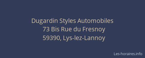 Dugardin Styles Automobiles