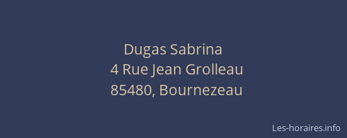 Dugas Sabrina