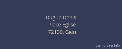 Dugue Denis