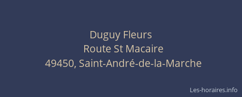 Duguy Fleurs