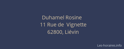 Duhamel Rosine