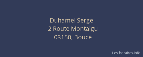 Duhamel Serge