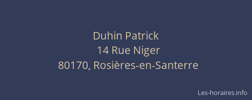 Duhin Patrick