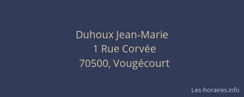 Duhoux Jean-Marie