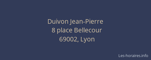 Duivon Jean-Pierre