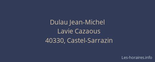 Dulau Jean-Michel