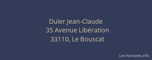 Duler Jean-Claude