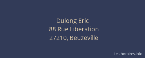 Dulong Eric