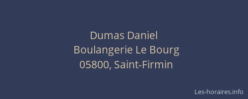 Dumas Daniel