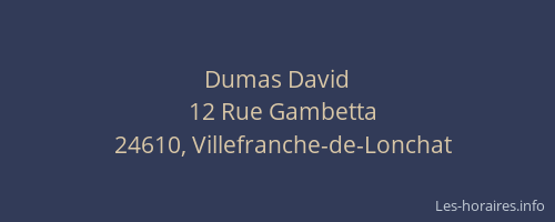 Dumas David