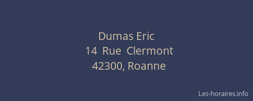 Dumas Eric