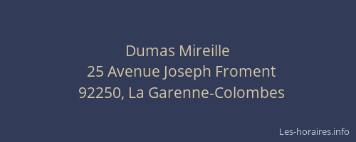 Dumas Mireille