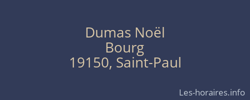 Dumas Noël