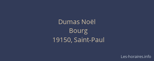 Dumas Noël