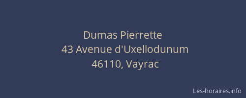 Dumas Pierrette