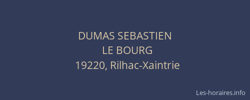 DUMAS SEBASTIEN