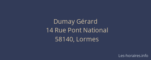 Dumay Gérard