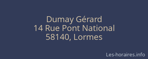 Dumay Gérard