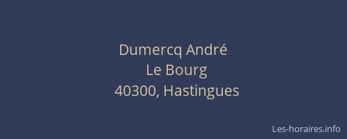 Dumercq André