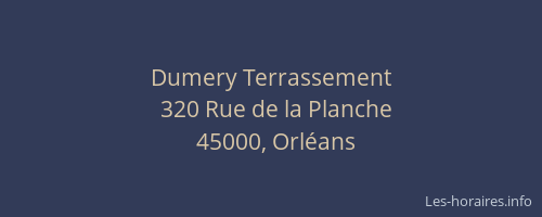 Dumery Terrassement