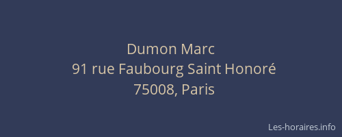 Dumon Marc