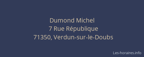 Dumond Michel