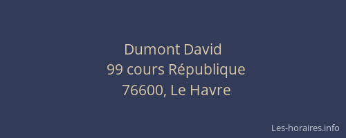 Dumont David