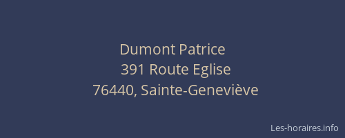 Dumont Patrice