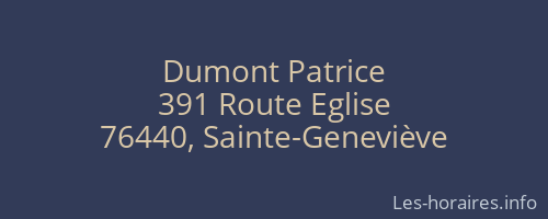 Dumont Patrice