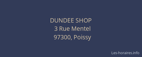 DUNDEE SHOP