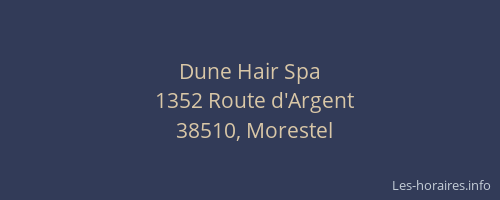 Dune Hair Spa