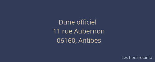 Dune officiel