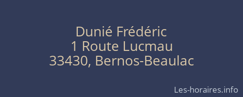 Dunié Frédéric