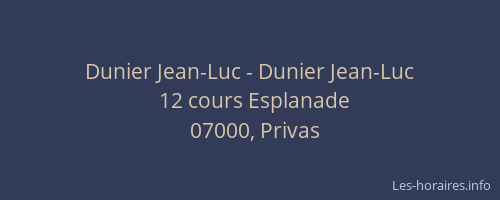 Dunier Jean-Luc - Dunier Jean-Luc