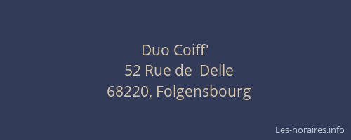 Duo Coiff'