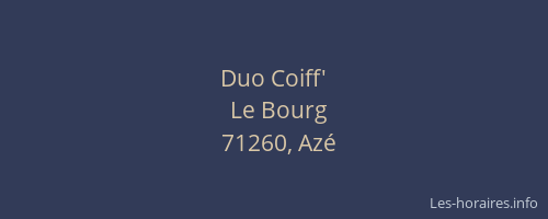 Duo Coiff'