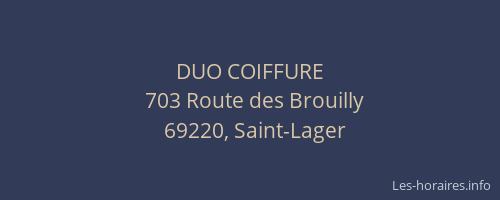 DUO COIFFURE