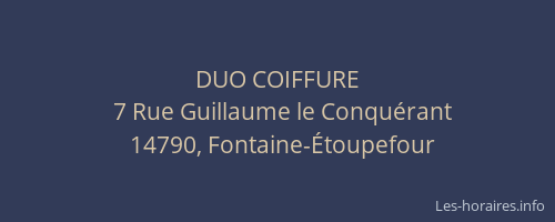 DUO COIFFURE