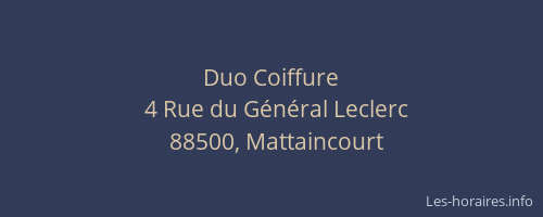 Duo Coiffure