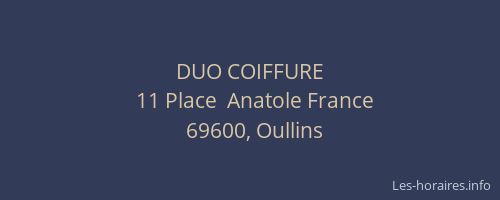 DUO COIFFURE