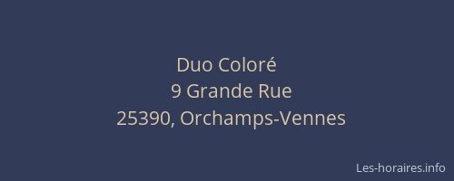 Duo Coloré