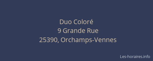 Duo Color&eacute;