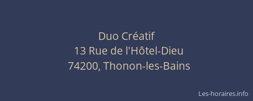 Duo Cr&eacute;atif
