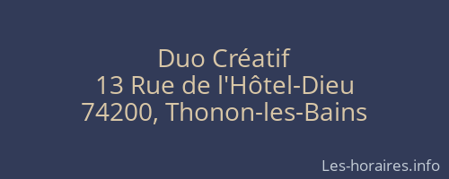 Duo Créatif