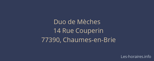 Duo de Mèches