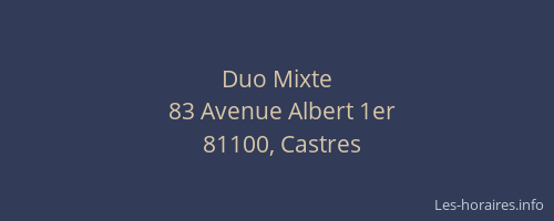 Duo Mixte