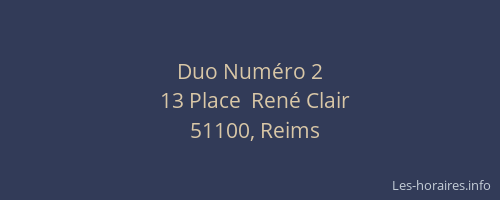 Duo Numéro 2