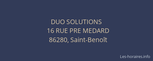 DUO SOLUTIONS
