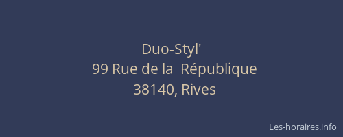 Duo-Styl'