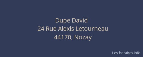 Dupe David